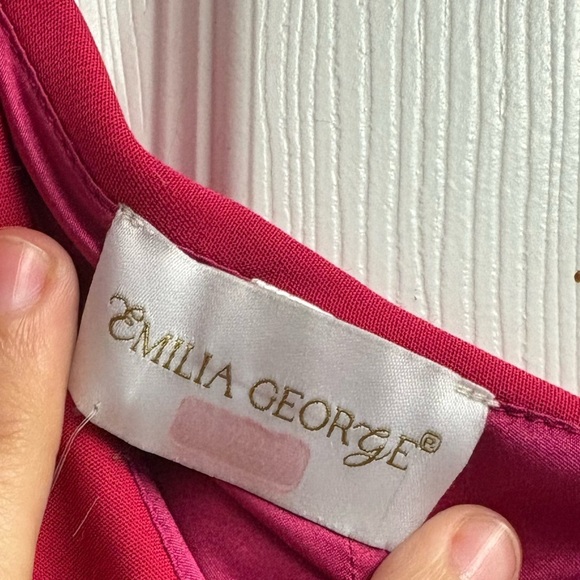 Anthro Emilia George Lauren Maternity Off The Shoulder Cocktail Dress Size Large - Picture 2 of 5